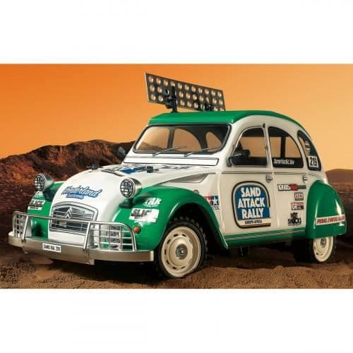 Elektrisk radiostyrd bil TAMIYA 58670 - Citroen 2CV Rally M05Ra - Vit - Kit att montera