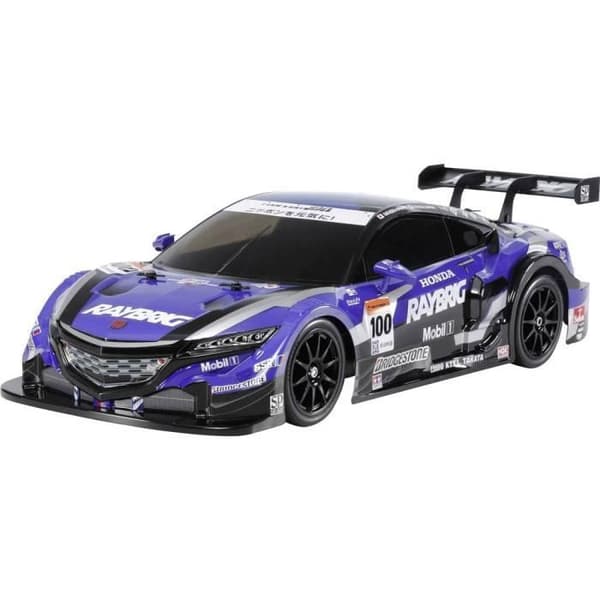 Elektrisk touringbil - TAMIYA - Raybrig NSX Concept-GT - 4-hjulsdrift - borstad byggsats 1:10