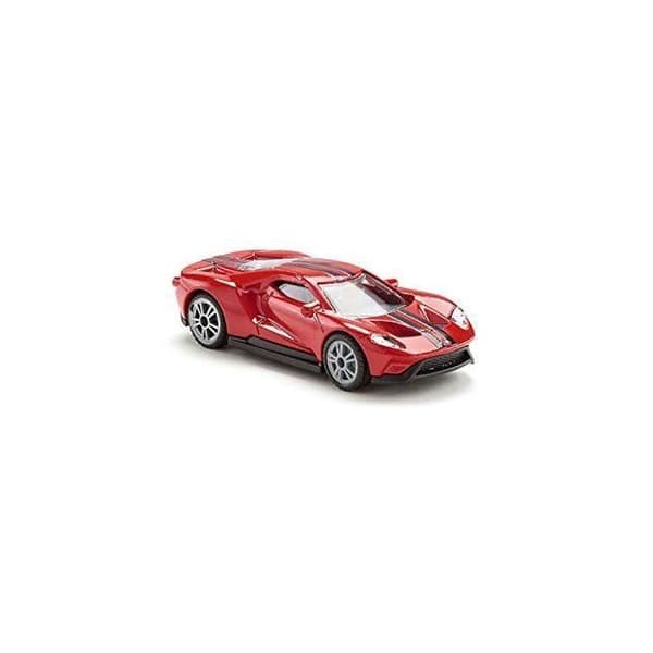 SIKU 1526, Klassisk sportbil Ford GT, 1:50, Metall/plast, Röd, Kan kombineras med andra SIKU-modeller i samma skala