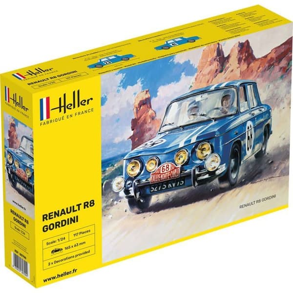 Maquette bil: Renault R8 Gordini
