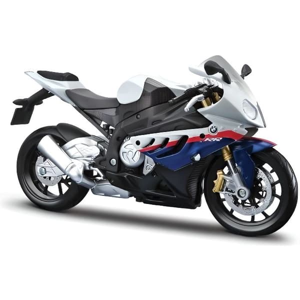 Miniatyrmotorcykel - MAISTO - 2009 BMW S1000RR - Röd, vit, svart - För barn från 14 år och uppåt