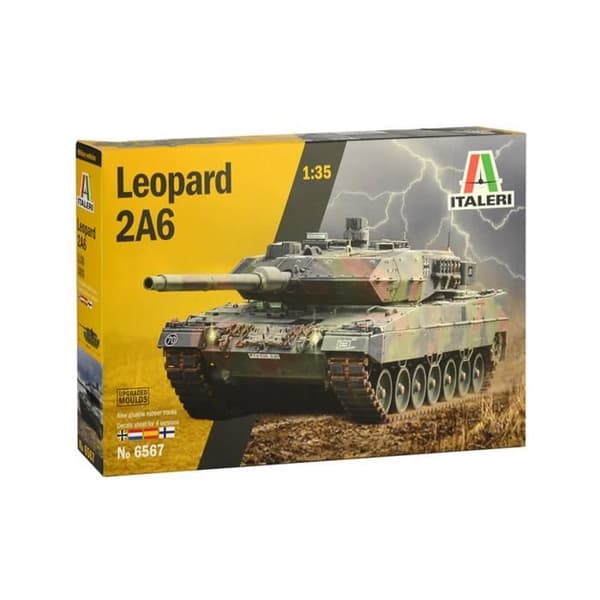 Tankmodell - ITALERI - Leopard 2A6 - Barn - Pojke - Plast