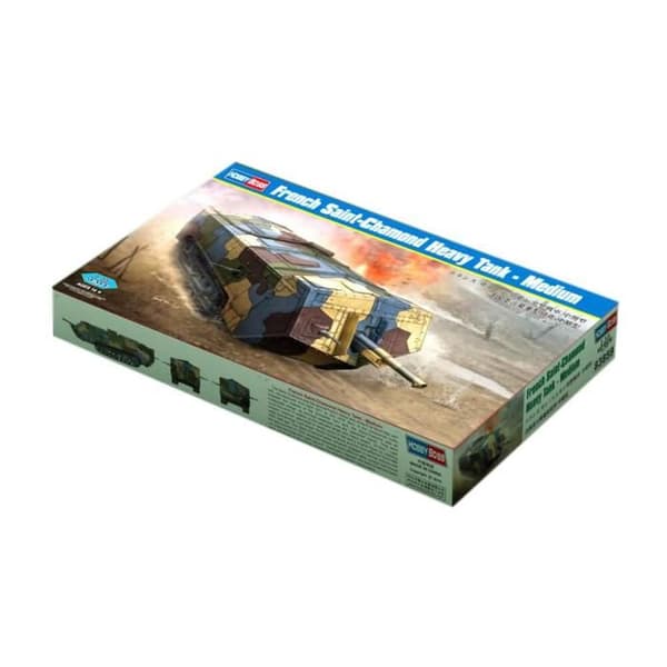 Militärmodell - Saint Chamond - Medium - 1/35 - Plast - Foto utskärning
