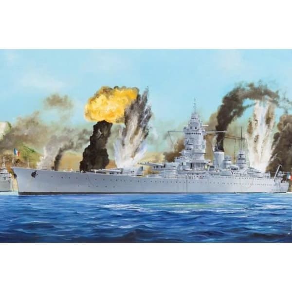 Modellsats Brittiskt krigsskepp Dunkirk - HOBBY BOSS - 800+ stycken - Grå