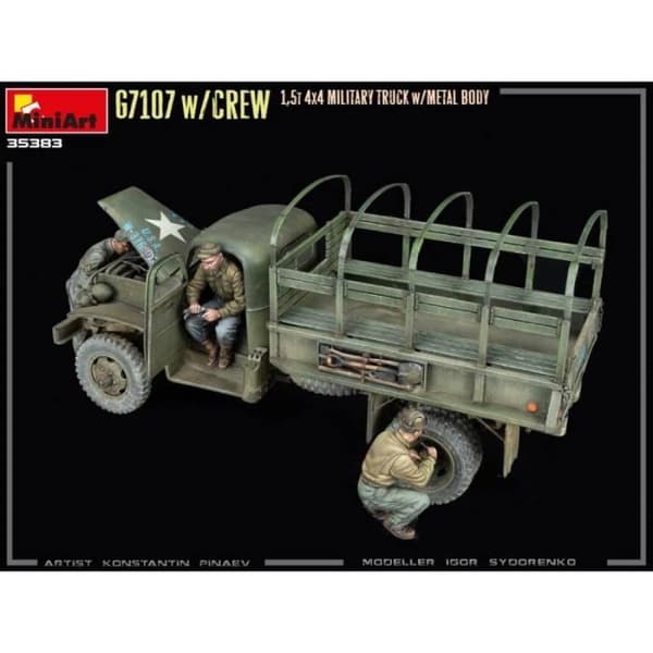 Modellsats - MINI ART - G7107 - 4x4 lastbil - metall och plast