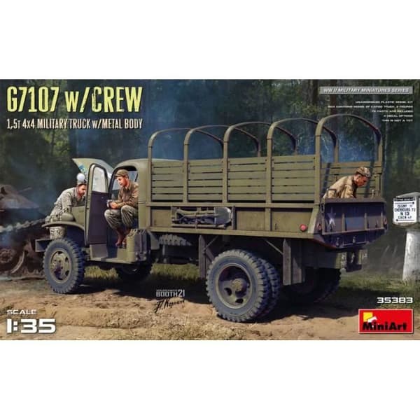 Modellsats - MINI ART - G7107 - 4x4 lastbil - metall och plast