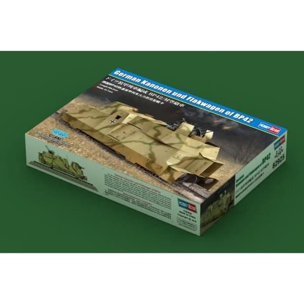 Militärfordonsmodell - HOBBY BOSS - Tysk pansarvagn BP42 - 1/72 - Plast - Grå