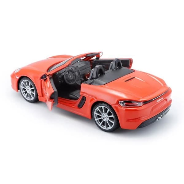 BBURAGO Porsche 718 Boxter 1/24 Skala Bil - Orange