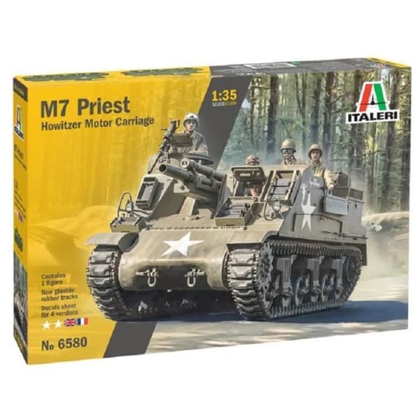 Modell Tank M7 Priest Howitzer Motorvagn - ITALERI