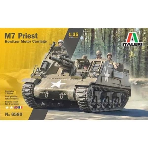 Modell Tank M7 Priest Howitzer Motorvagn - ITALERI