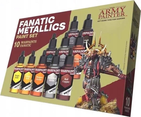 Arméymålare - 2020401 - Arméns målare: Warpaints - Fanatiker - Metallfärger set
