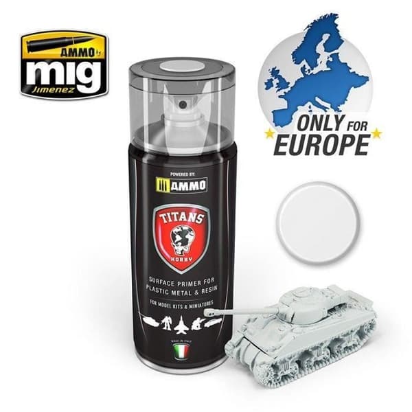 Titans Hobby Spray: White Matt Primer