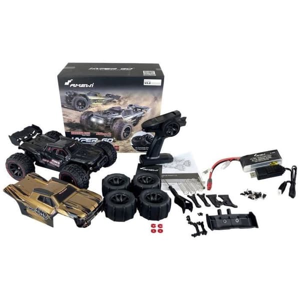 Amewi Hyper GO elektrisk RC truggy svart/guld 1:14 4WD - Klar att köra (RtR) - 2,4 GHz