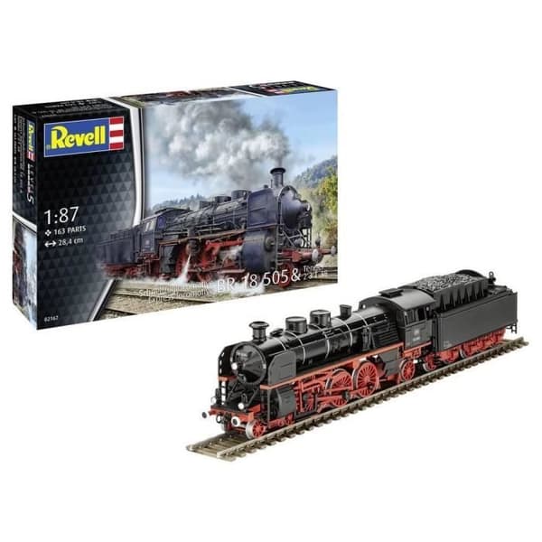 Modellåda Lokomotiv - Revell - BR18505 - Skala 1:87 - Längd 28,4 cm - 163 delar