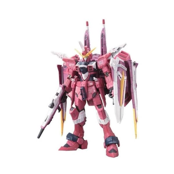 Gundam Model Kit - Bandai Hobby - Justice Gundam Gunpla RG 1/144 - Vit - Blandat - Barn