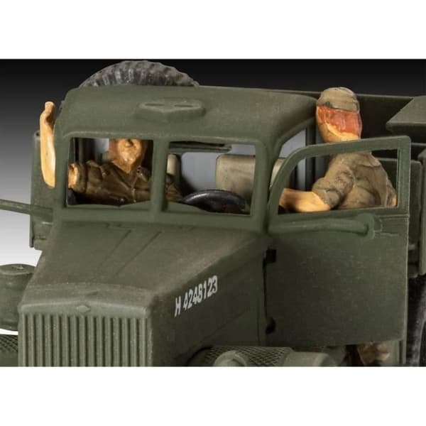 Maquette M19 Tank Transporter - Revell - 1:72 - 140 delar - Diorama inkluderat - Förarfigurer