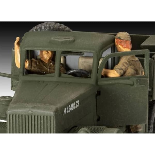 Maquette M19 Tank Transporter - Revell - 1:72 - 140 delar - Diorama inkluderat - Förarfigurer