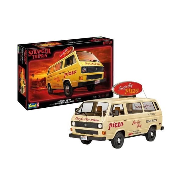 Maquette Buss: Stranger Things - VW T3 - Surfer Boy