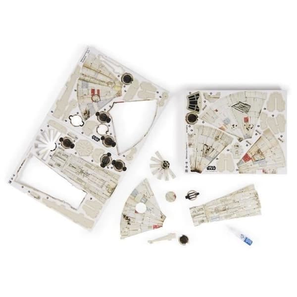 Star Wars - MILLENNIUM FALCON - 4D-modell att bygga - 48 cm