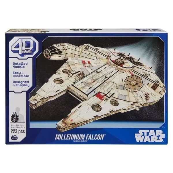 Star Wars - MILLENNIUM FALCON - 4D-modell att bygga - 48 cm