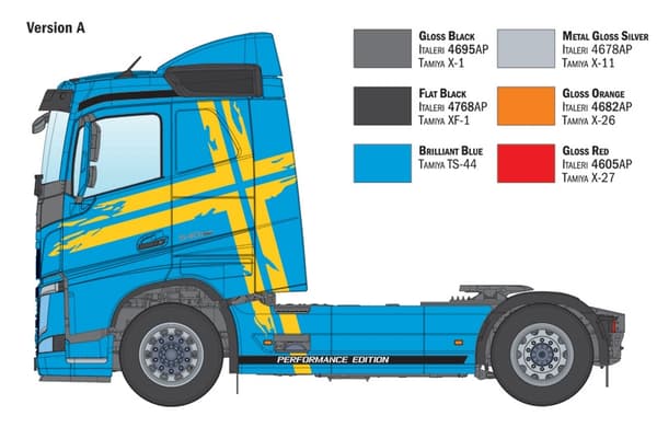 ITALERI 1:24 Volvo FH lavt tag
