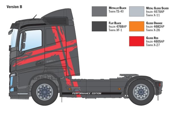 ITALERI 1:24 Volvo FH lavt tag