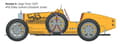 Miniatyrbild 3 av 7: ITALERI 1:12 - Bugatti 35B. Targa Florio 28