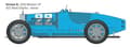Miniatyrbild 4 av 7: ITALERI 1:12 - Bugatti 35B. Targa Florio 28