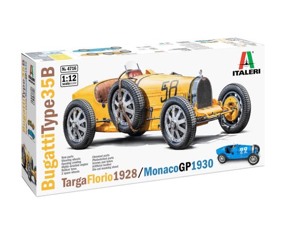 ITALERI 1:12 - Bugatti 35B. Targa Florio 28