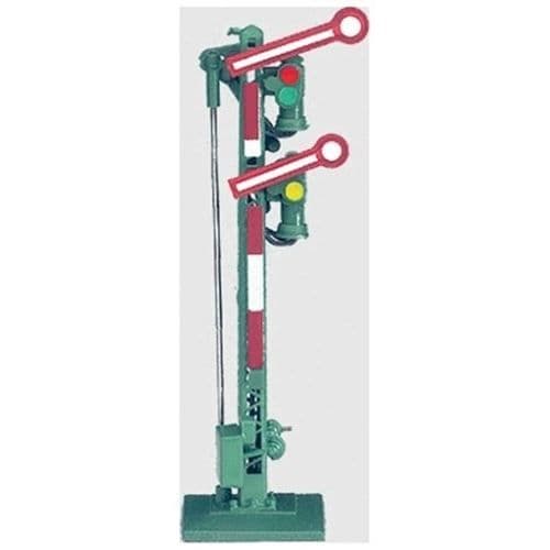 Modelljärnväg - MÄRKLIN - 89402 - Belysnings- och signalelement - Mekanisk semafor Grön, Röd
