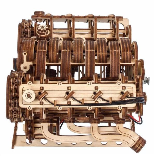 Ugears - Pussel 3D Motor V8 - DAM
