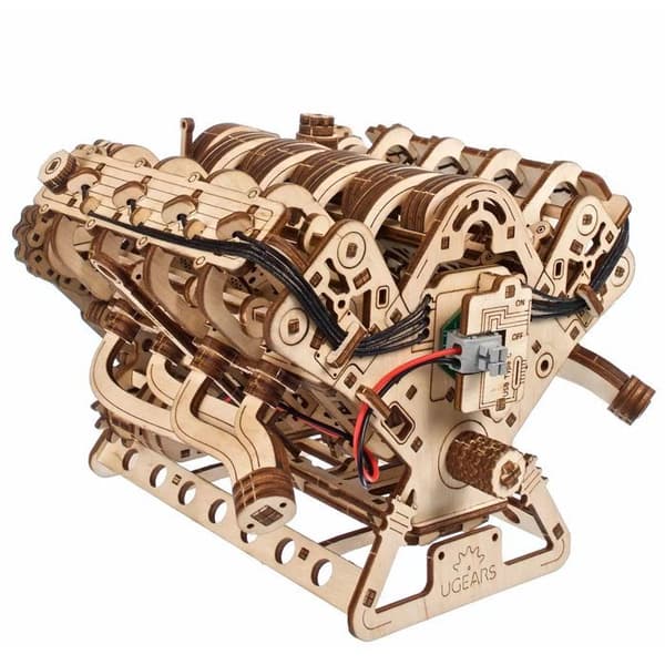 Ugears - Pussel 3D Motor V8 - DAM