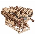 Miniatyrbild 2 av 6: Ugears - Pussel 3D Motor V8 - DAM