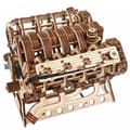 Miniatyrbild 1 av 6: Ugears - Pussel 3D Motor V8 - DAM