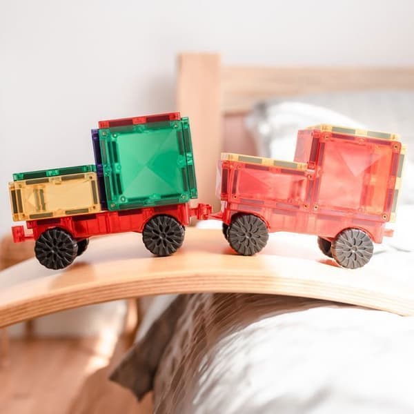 CONNETIX Konstruktions Magnetiska Plattor Regnbåge Rörlighets Paket, 24 Delar