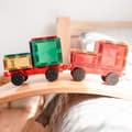 Miniatyrbild 2 av 6: CONNETIX Konstruktions Magnetiska Plattor Regnbåge Rörlighets Paket, 24 Delar