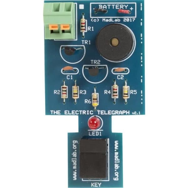 Elektrisk telegrafmonteringssats - Whadda - WSG109 - Morsekodinlärning