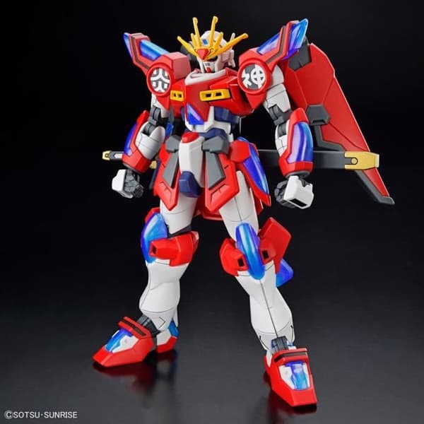 Modell - BANDAI - Shin Burning Gundam - Långt svärd - Svärdeffektdel - Puncheffektdel