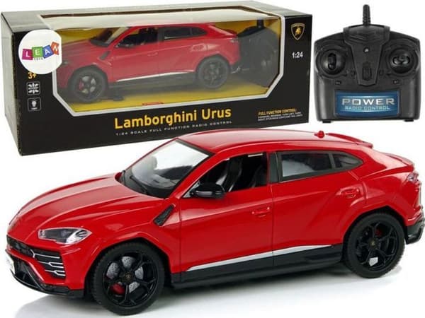 Lean sport - 9732 - Auto R/C 1:24 Lamborghini Urus Röd 2,4 G Ljus