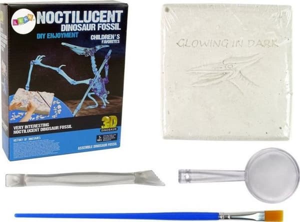 Byggsats modellkit Leantoys - 12783 - Arkeologisk utgrävningsset Pteranodons dinosaurieskelett