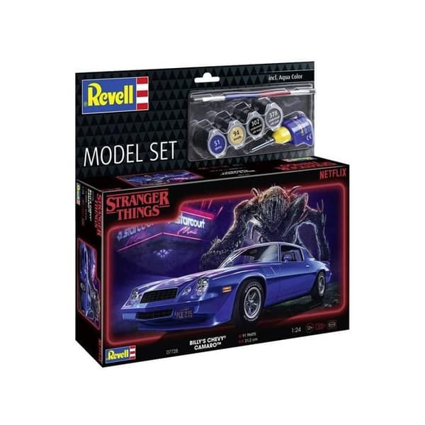 Maquette Modell Set: Bil Stranger Things - Chevy Camaro Z/28