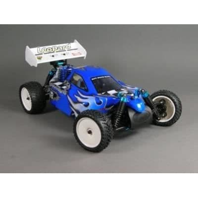 Car Thermal Buggy Leopard 3cc M 1:10th - RC Buggy Leopard - Nitro 3,0ccm - 4WD - 2 hastigheter - Blå/Orange