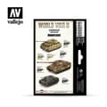 Miniatyrbild 2 av 2: VALLEJO - Set med färg Wwii Tyskt pansar Vallejo|6x17ml|70205| Modell av tank Promo - Ref : 14272