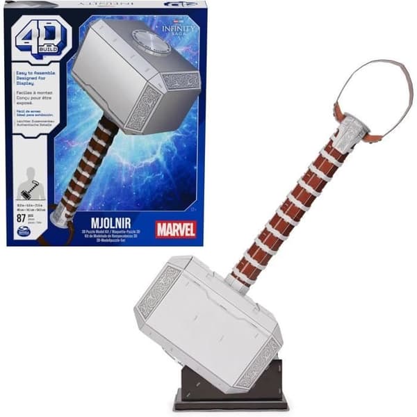 Marvel - THOR'S HAMMER - 4D-modell att bygga