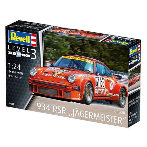 Maquette bil: Porsche 934 RSR Jägermeister