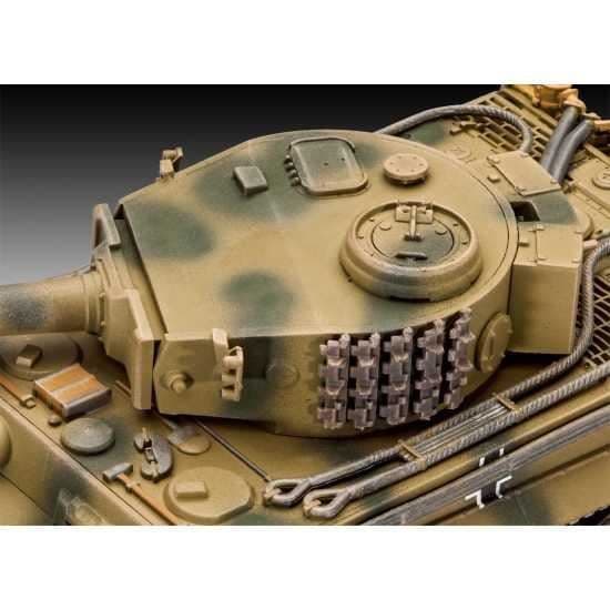 Militärmodell - PzKpfw VI Ausf. H TIGER - 1/72 - Plast - Grå - För vuxna från 12 år