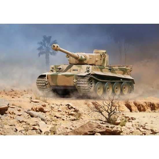 Militärmodell - PzKpfw VI Ausf. H TIGER - 1/72 - Plast - Grå - För vuxna från 12 år