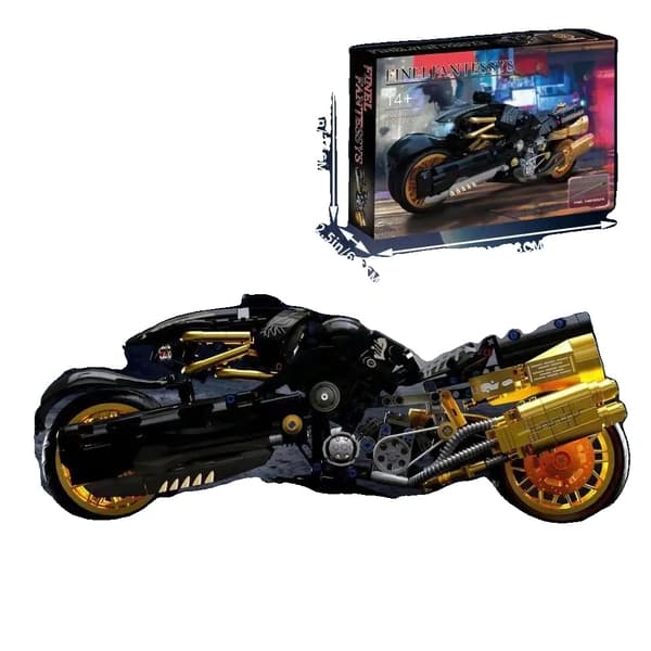 Motorcykelmodell, 1388 delar, plastmaterial, CE-certifierad,10248 1388ST