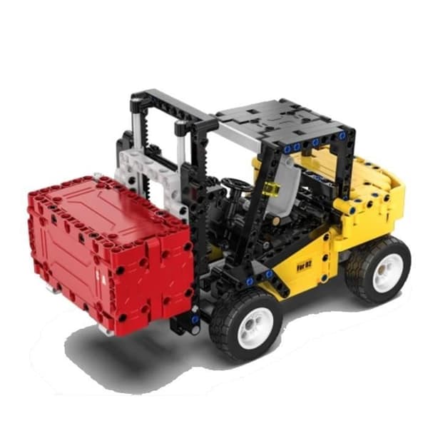 Cada C65002W Lyftblocks Gaffeltruck med container 388 bitar
