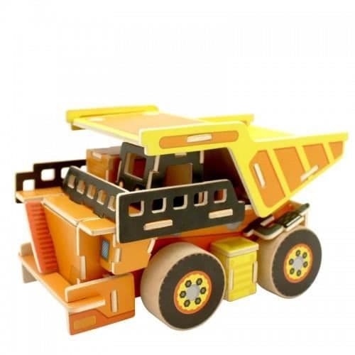 Kits i Trä - Dumper - träkit - 54 delar att montera - 17,1x9,8x10,3 cm - från 6 år Robotime